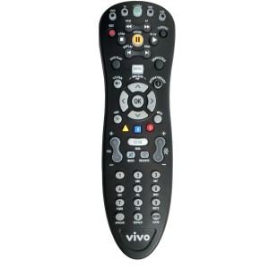 Controle Remoto Universal Vivo Fibra Hdtv At6400 All Touch Original