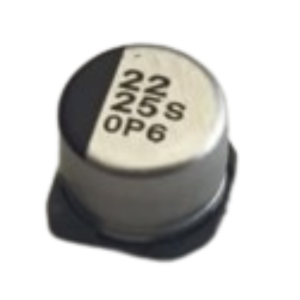 Capacitor Eletrolitico SMD 22uf 25V 20% 5*5,5mm Kit 10 Peças